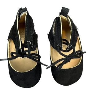 Old Navy Baby Sandals Shoes Girls Black 6-12 Months